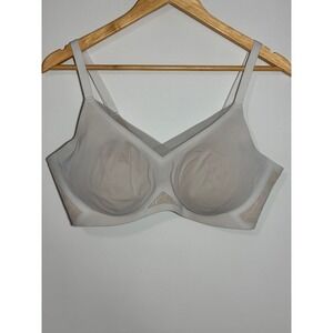 Honeylove Silhouette Bra Sand Neutral Wire-Free Lace Accent XL BRBR00017